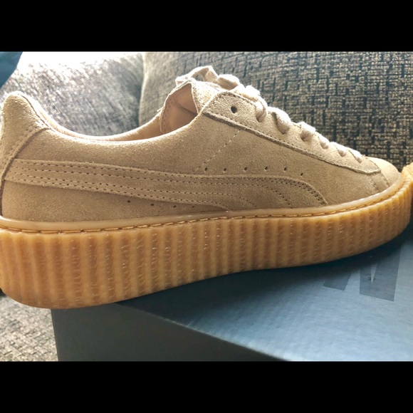 Fenty Puma Creepers By Rihanna Oatmeal Size 8 - Picture 7 of 8